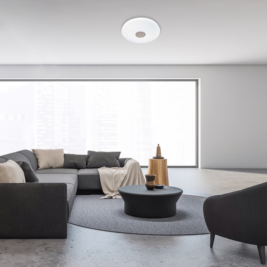 Rabalux - LED RGB Димируем плафон LED/40W/230V 3000-6500K Wi-Fi Tuya Ø 60 см + дистанционно управление