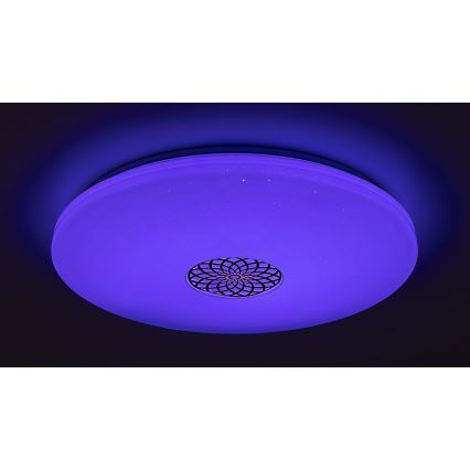 Rabalux - LED RGB Димируем плафон LED/40W/230V 3000-6500K Wi-Fi Tuya Ø 60 см + дистанционно управление