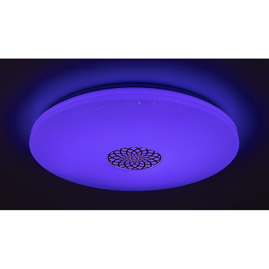 Rabalux - LED RGB Димируем плафон LED/40W/230V 3000-6500K Wi-Fi Tuya Ø 60 см + дистанционно управление