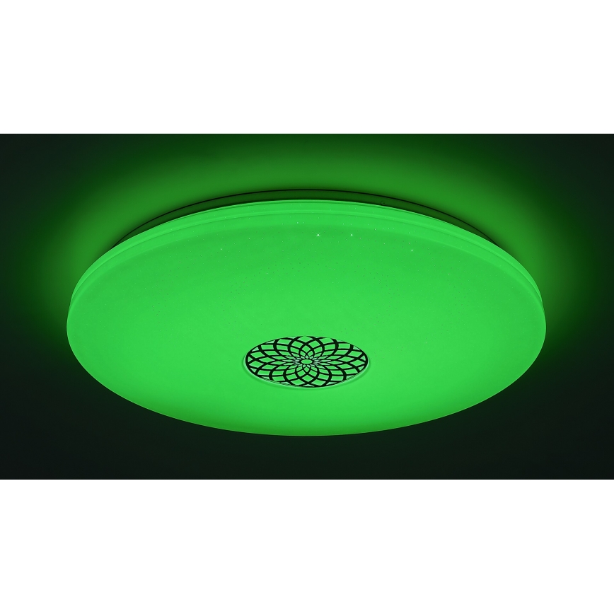 Rabalux - LED RGB Димируем плафон LED/40W/230V 3000-6500K Wi-Fi Tuya Ø 60 см + дистанционно управление