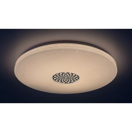 Rabalux - LED RGB Димируем плафон LED/40W/230V 3000-6500K Wi-Fi Tuya Ø 60 см + дистанционно управление