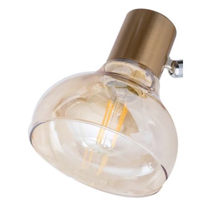 Rabalux 5547 - Точково осветително тяло HOLLY 2xE14/40W/230V златна