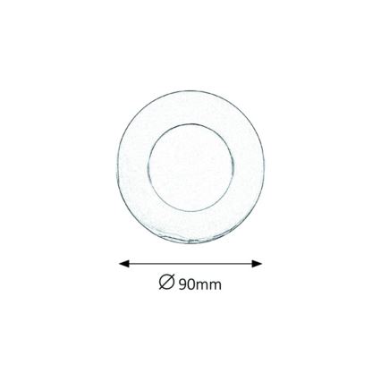 Rabalux - LED За баня Осветление за окачен таван LED/3W/230V 4000K IP44