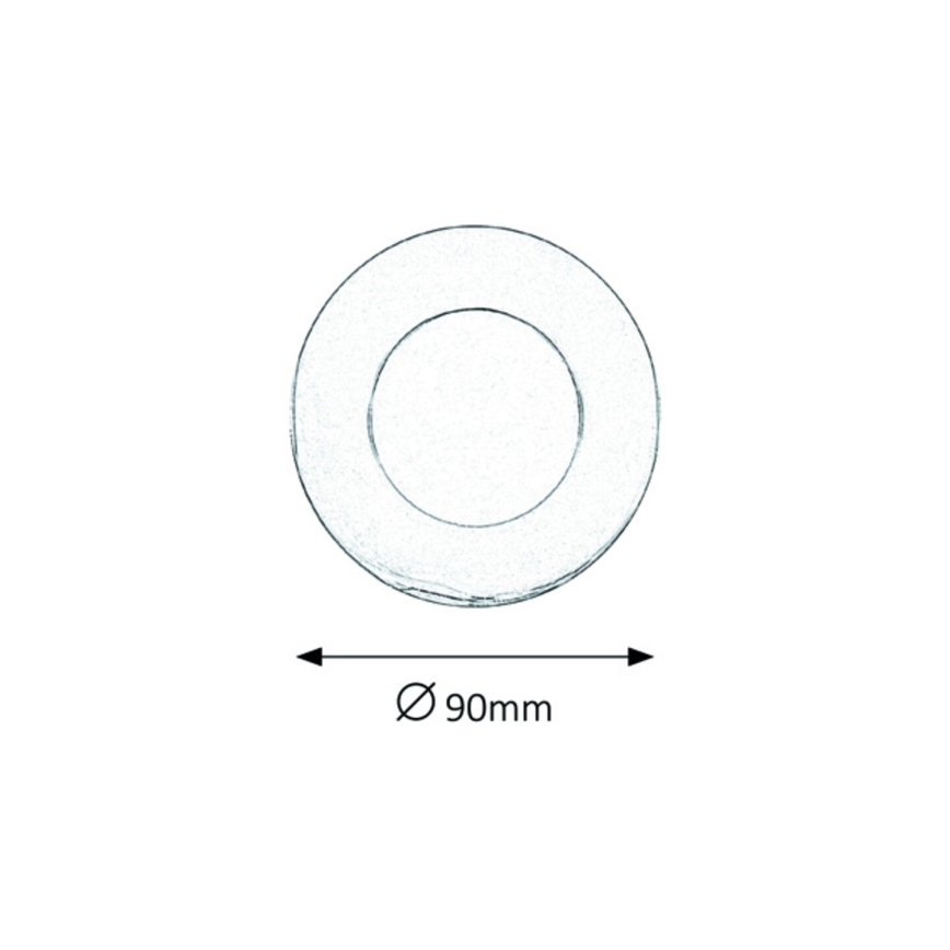 Rabalux - LED За баня Осветление за окачен таван LED/3W/230V 4000K IP44