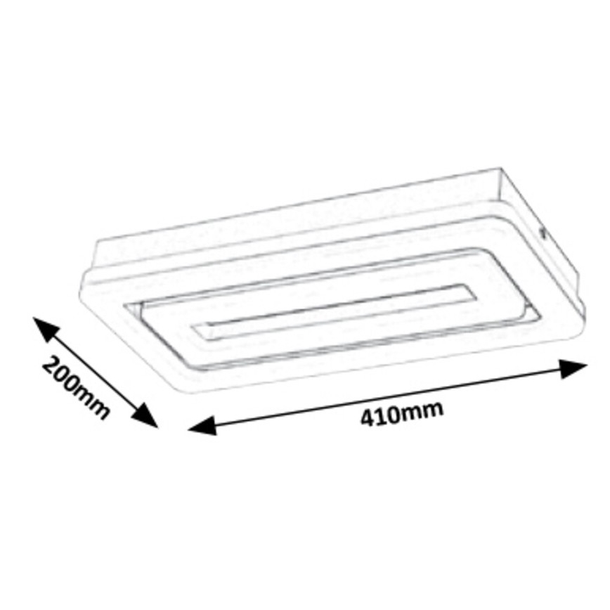 Rabalux - LED Плафониера LED/40W/230V 20x41 см