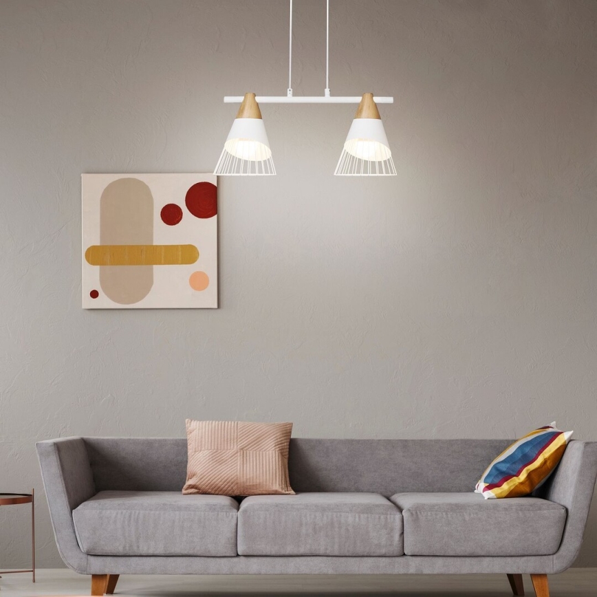 Rabalux - Полилей на верижка 2xE27/60W/230V