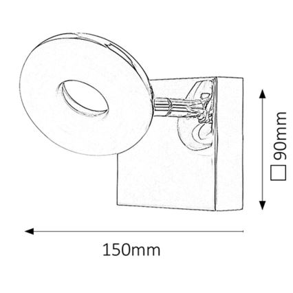 Rabalux - LED За баня лампа LED/5W/230V IP44