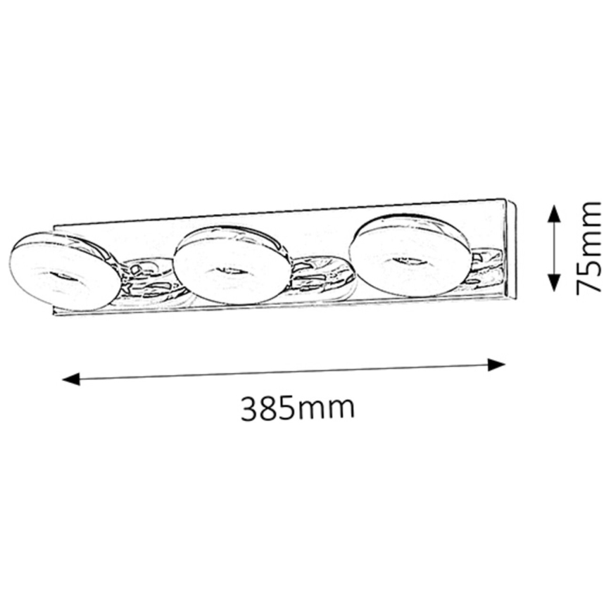 Rabalux - LED За баня лампа 3xLED/5W/230V IP44