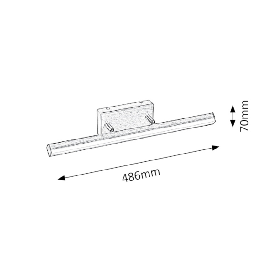 Rabalux - LED За баня Осветление за огледало 1xLED/12W/230V IP44