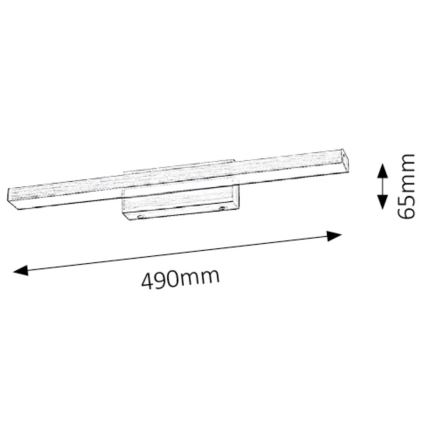 Rabalux - LED За баня За огледало осветление 1xLED/12W/230V IP44