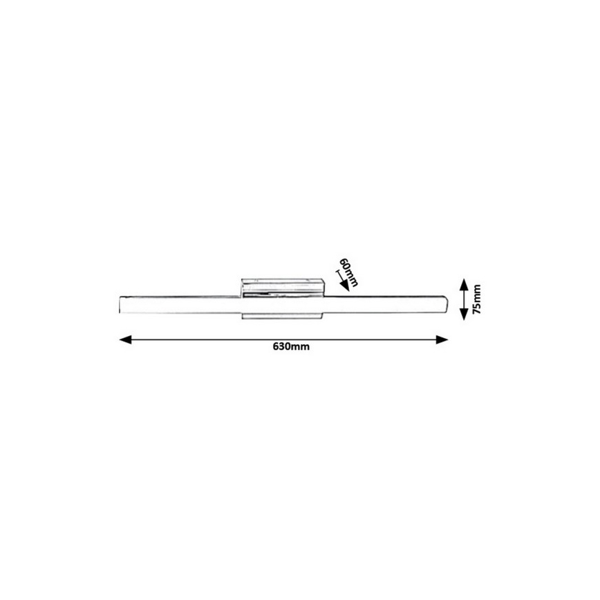 Rabalux - LED За баня Стенна лампа LED/13W/230V IP44