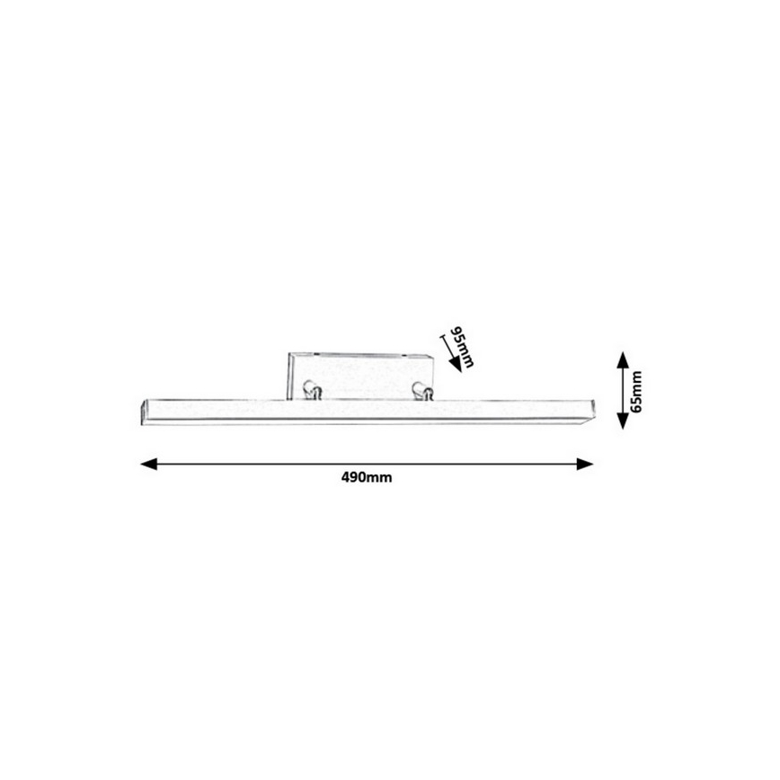 Rabalux - LED За баня Стенна лампа LED/12W/230V IP44