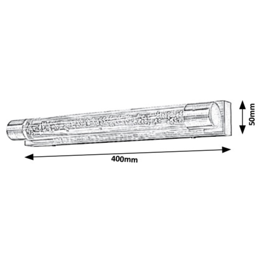Rabalux - LED За баня Стенна лампа 2xLED/5W/230V IP44