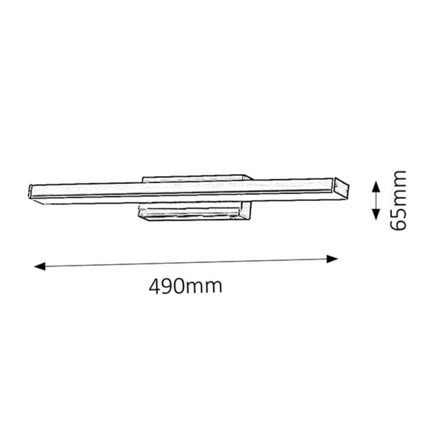 Rabalux - LED стенен осветител за баня LED/12W/230V IP44