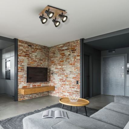 Rabalux - Точково осветително тяло 4xGU10/35W/230V