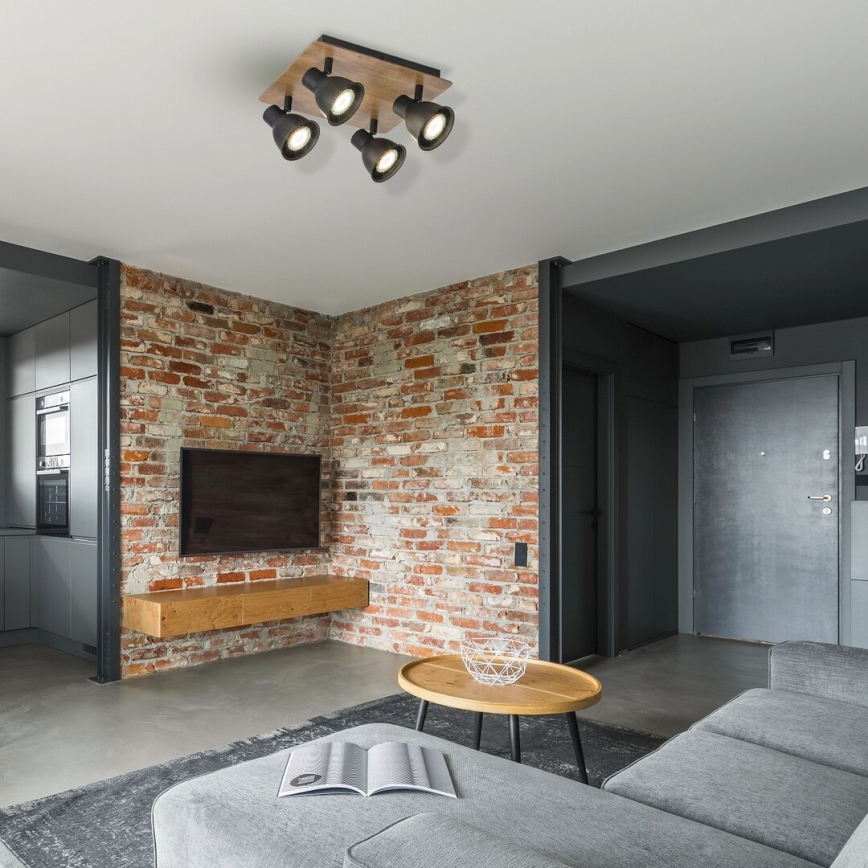 Rabalux - Точково осветително тяло 4xGU10/35W/230V