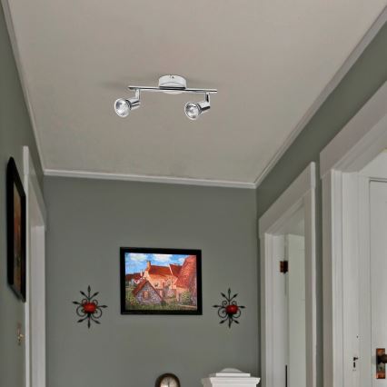 Rabalux - Точково осветително тяло 2xGU10/50W/230V