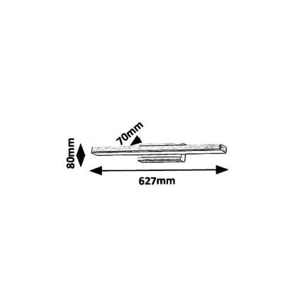 LED Осветление за огледало в баня LED/18W/230V IP44