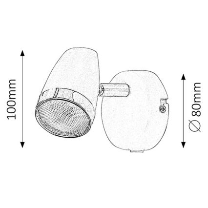 Rabalux - LED Точково осветително тяло LED/4W/230V