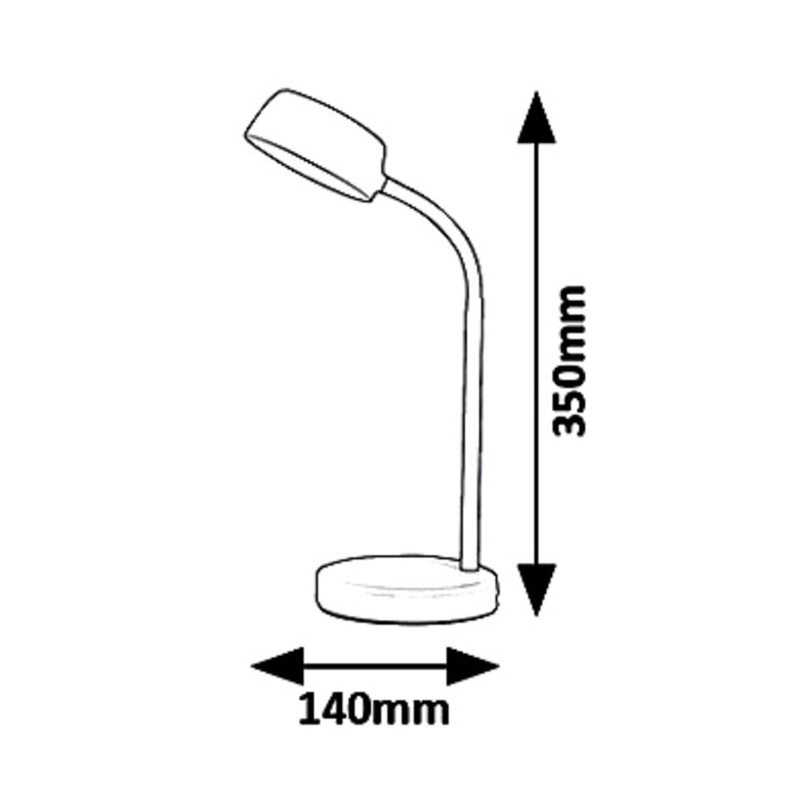 Rabalux 6778 - LED Настолна лампа BERRY LED/4,5W/230V
