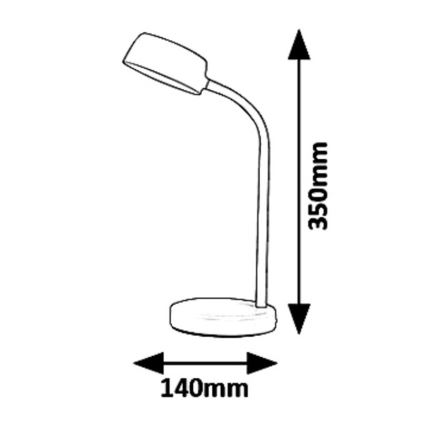 Rabalux 6779 - LED Настолна лампа BERRY LED/4,5W/230V