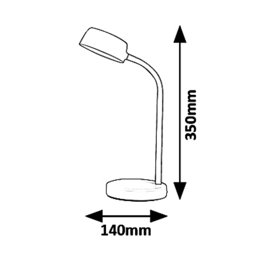Rabalux 6779 - LED Настолна лампа BERRY LED/4,5W/230V