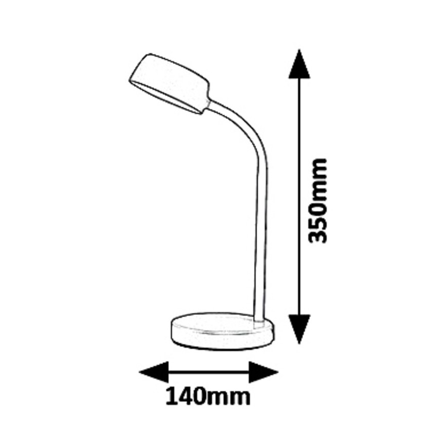 Rabalux 6780 - LED Настолна лампа BERRY LED/4,5W/230V