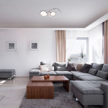Rabalux - LED Полилей за повърхностен монтаж LED/50W/230V лъскав хром