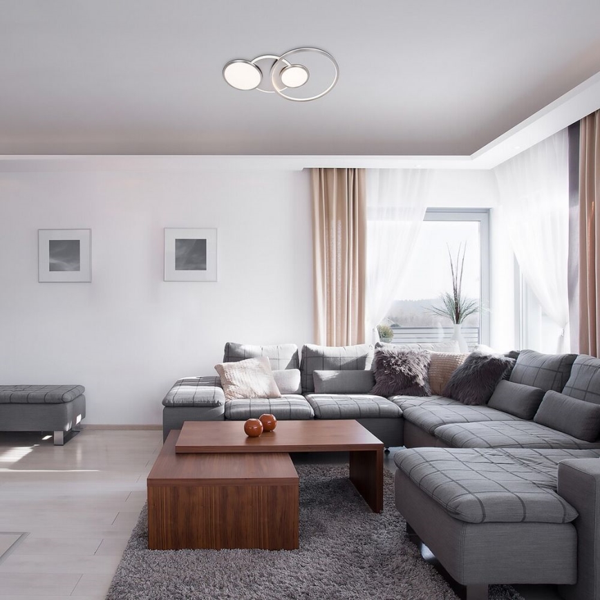 Rabalux - LED Полилей за повърхностен монтаж LED/50W/230V лъскав хром