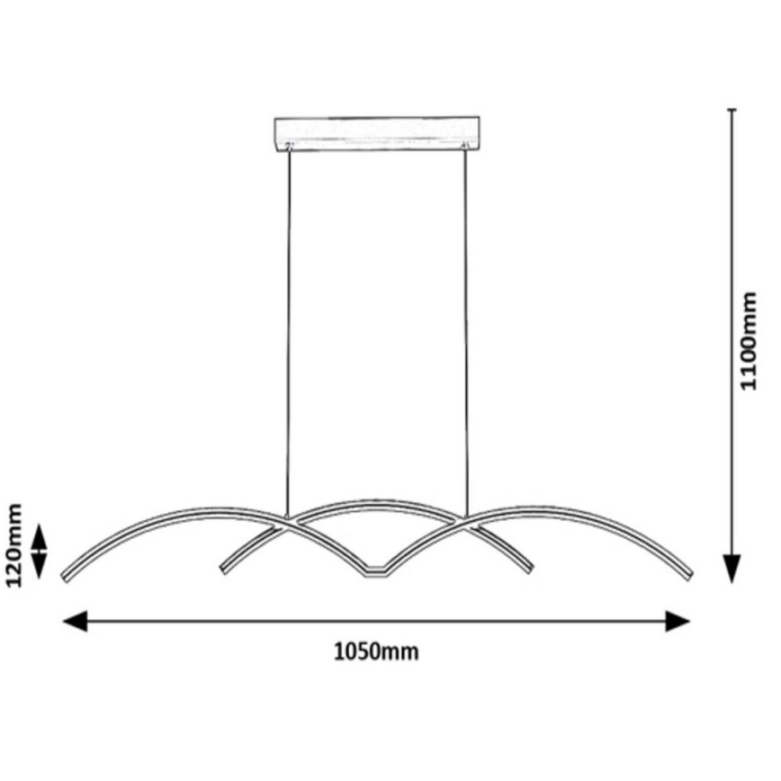 Rabalux - LED Пендел LED/40W/230V