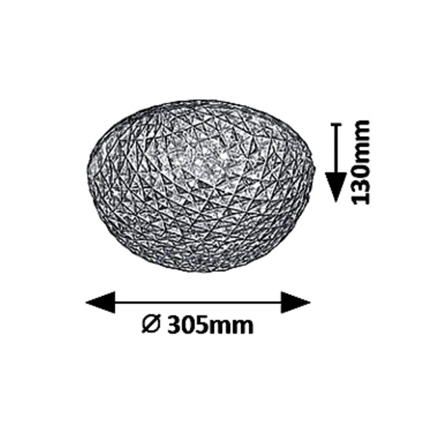 Rabalux - LED таванно осветително тяло JILLIAN LED/18W/230V Ø 30,5 cm