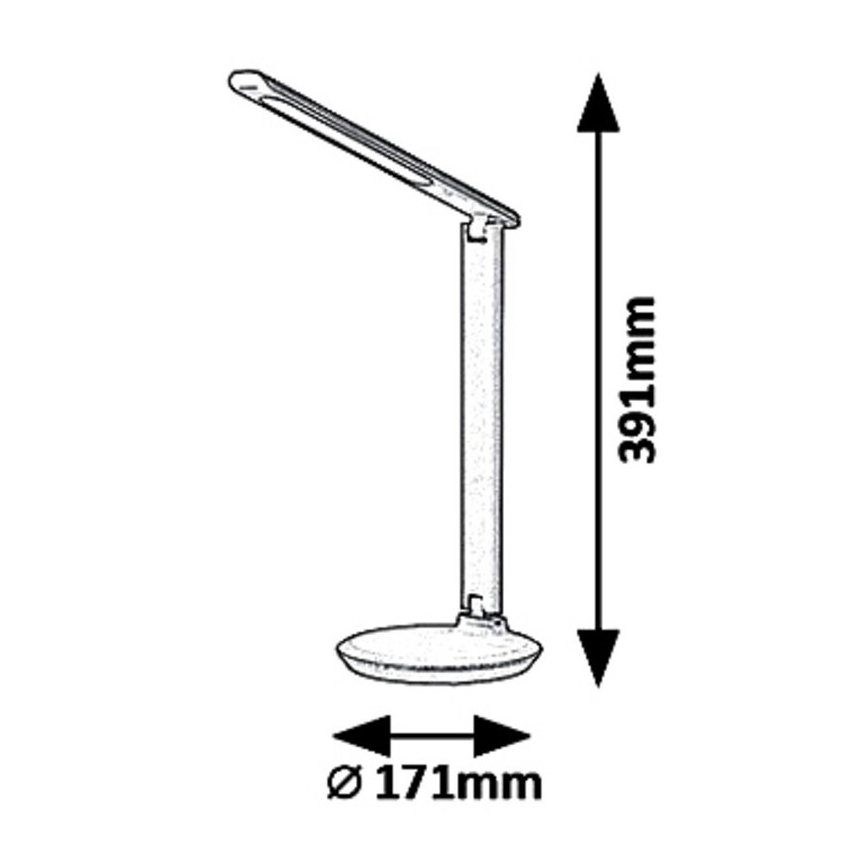 Rabalux 6979 - LED Димируема Настолна лампа OSIAS LED/9W/230V