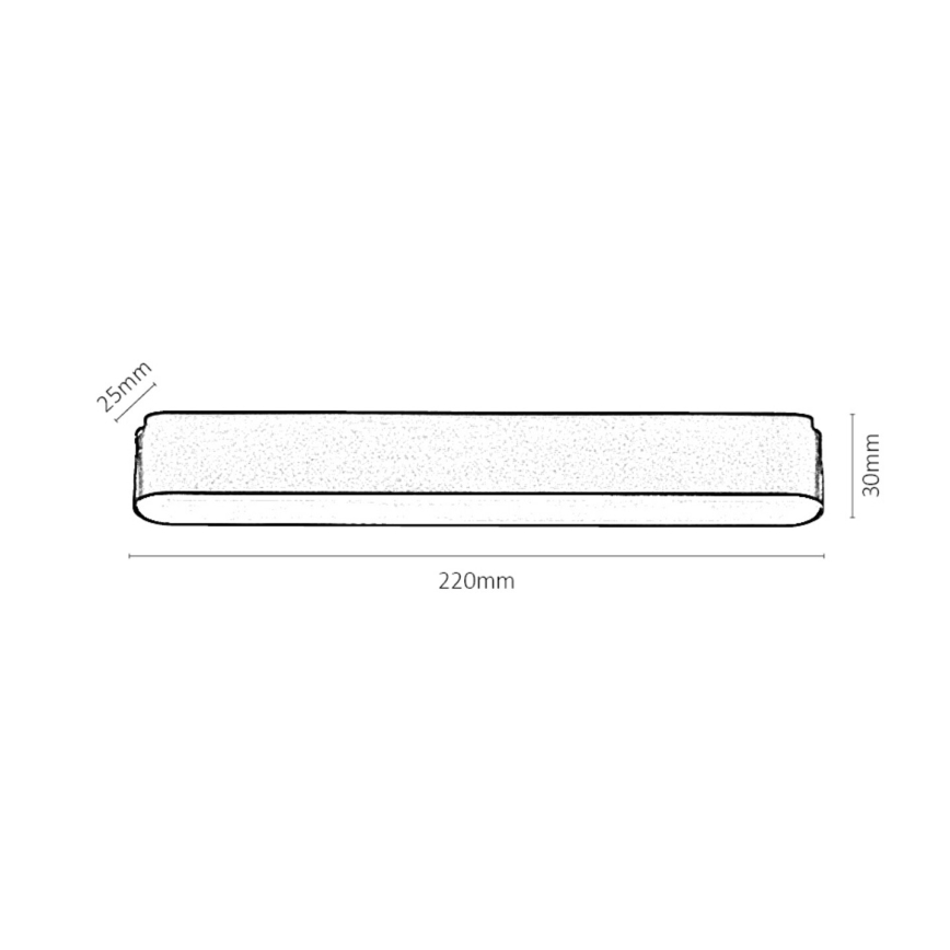 Rabalux - LED Таванно осветление за 1-фазна релсова система LED/12W/24V 3000K 22 см черен