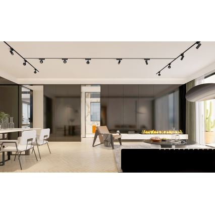 Rabalux - LED Спот за 1-фазна релсова система LED/10W/230V 4000K черен