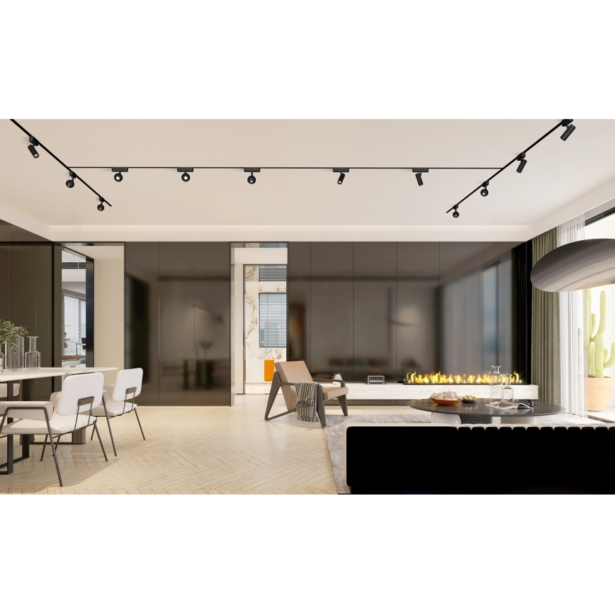 Rabalux - LED Спот за 1-фазна релсова система LED/10W/230V 4000K черен