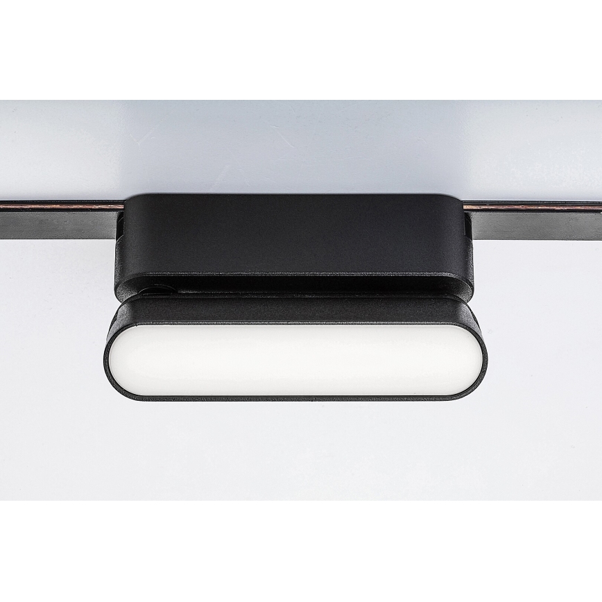 Rabalux - LED Таванно осветление за 1-фазна релсова система LED/6W/24V 4000K 11,5 см черен