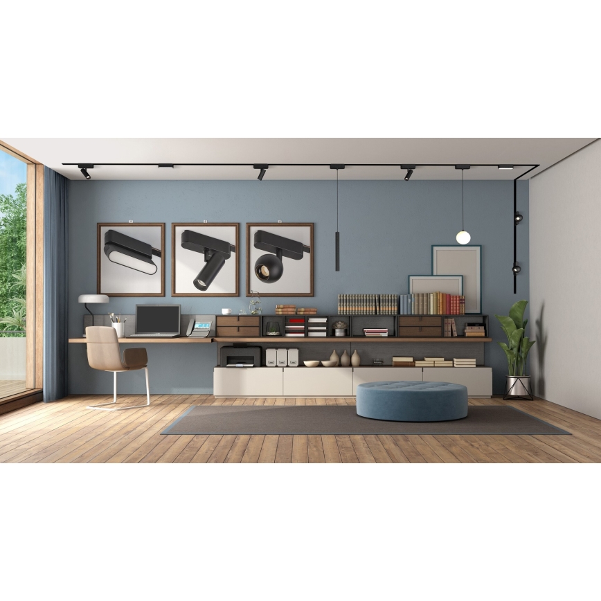 Rabalux - LED Димируем спот за 1-фазна релсова система LED/9W/24V 2700-5500K Wi-Fi Tuya черен