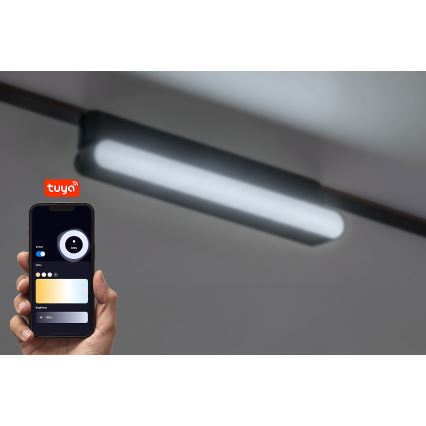 Rabalux - LED Димируемо таванно осветление за 1-фазна релсова система LED/7W/24V 2700-5500K Wi-Fi Tuya 22 см черен