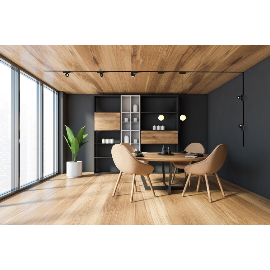 Rabalux - LED Димируем пендел за 1-фазна релсова система LED/5W/24V 2700-5500K Wi-Fi Tuya черен