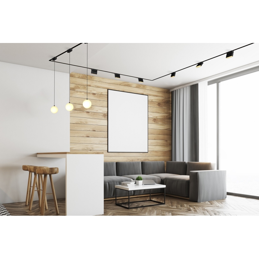 Rabalux - LED Димируем пендел за 1-фазна релсова система LED/5W/24V 2700-5500K Wi-Fi Tuya черен