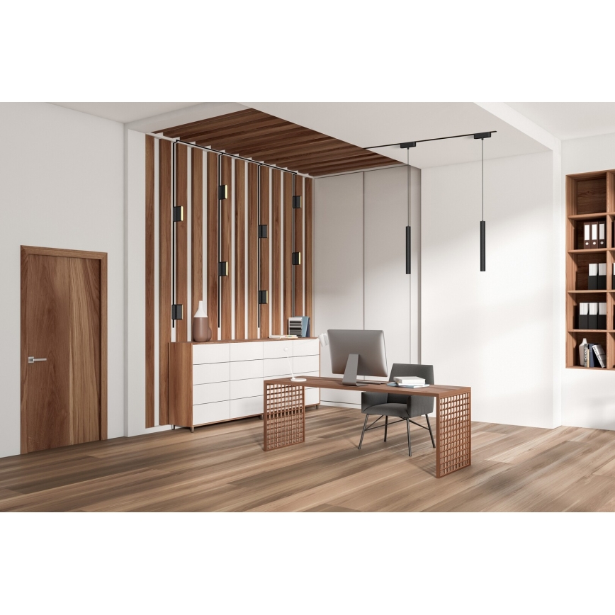Rabalux - LED Димируем пендел за 1-фазна релсова система LED/5W/24V 2700-5500K Wi-Fi Tuya черен