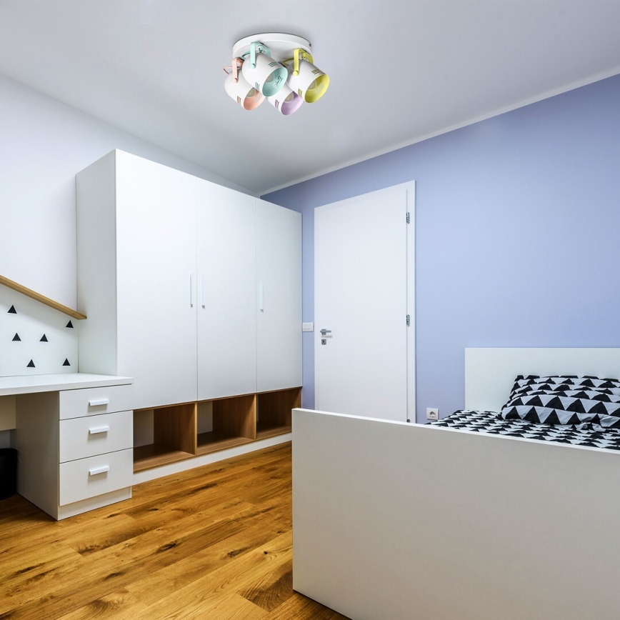 Rabalux 7014 - Точково осветление, луна MINUET 4xE14/40W/230V