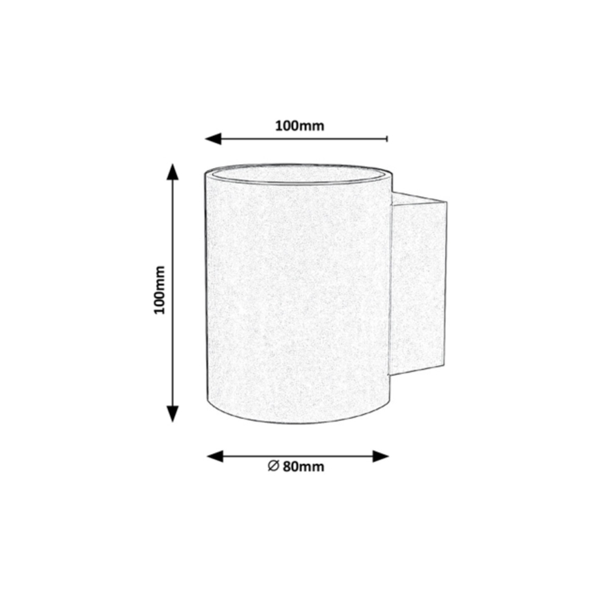 Rabalux - Аплик 1xG9/10W/230V черен