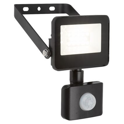 Rabalux - LED Прожектор със сензор LED/10W/230V 4000K IP44 черен