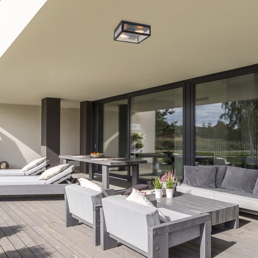 Rabalux - Екстериорна плафониера 2xE27/60W/230V IP23