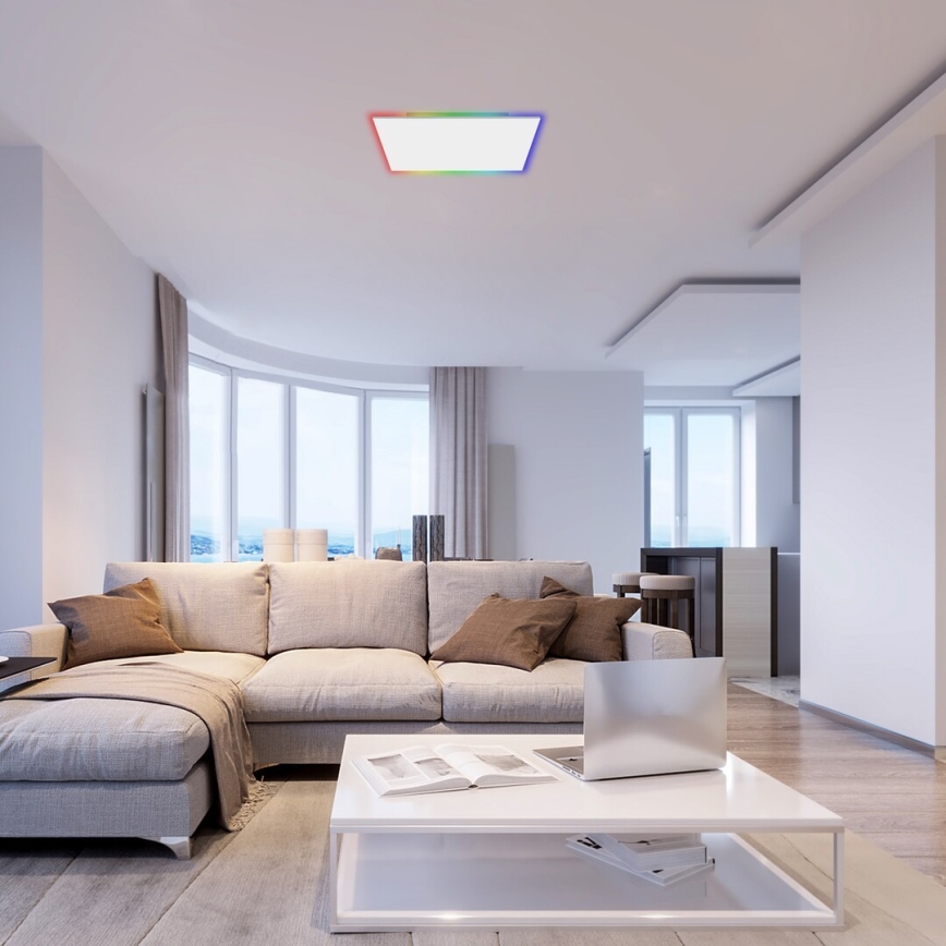 Rabalux - LED RGB Димируем плафон LED/18W/230V 3000-6500K 30x30 см + дистанционно управление