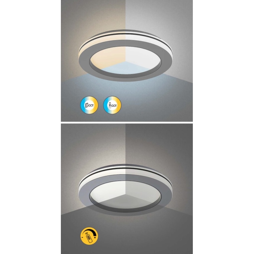 Rabalux - LED Димируем плафон LED/47W/230V 3000-6500K + дистанционно управление