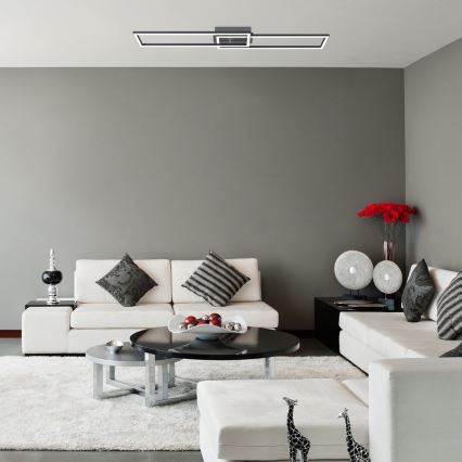 Rabalux - LED таванно осветително тяло с възможност за димиране LED/38W/230V 3000-6500K Wi-Fi Tuya + дистанционно управление 20x102 cm