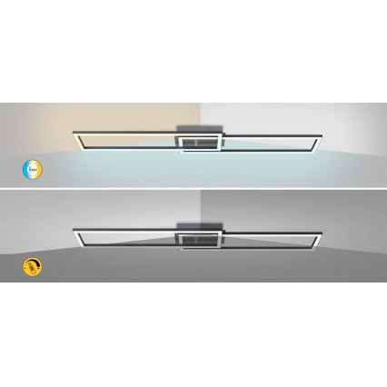 Rabalux - LED таванно осветително тяло с възможност за димиране LED/38W/230V 3000-6500K Wi-Fi Tuya + дистанционно управление 20x102 cm