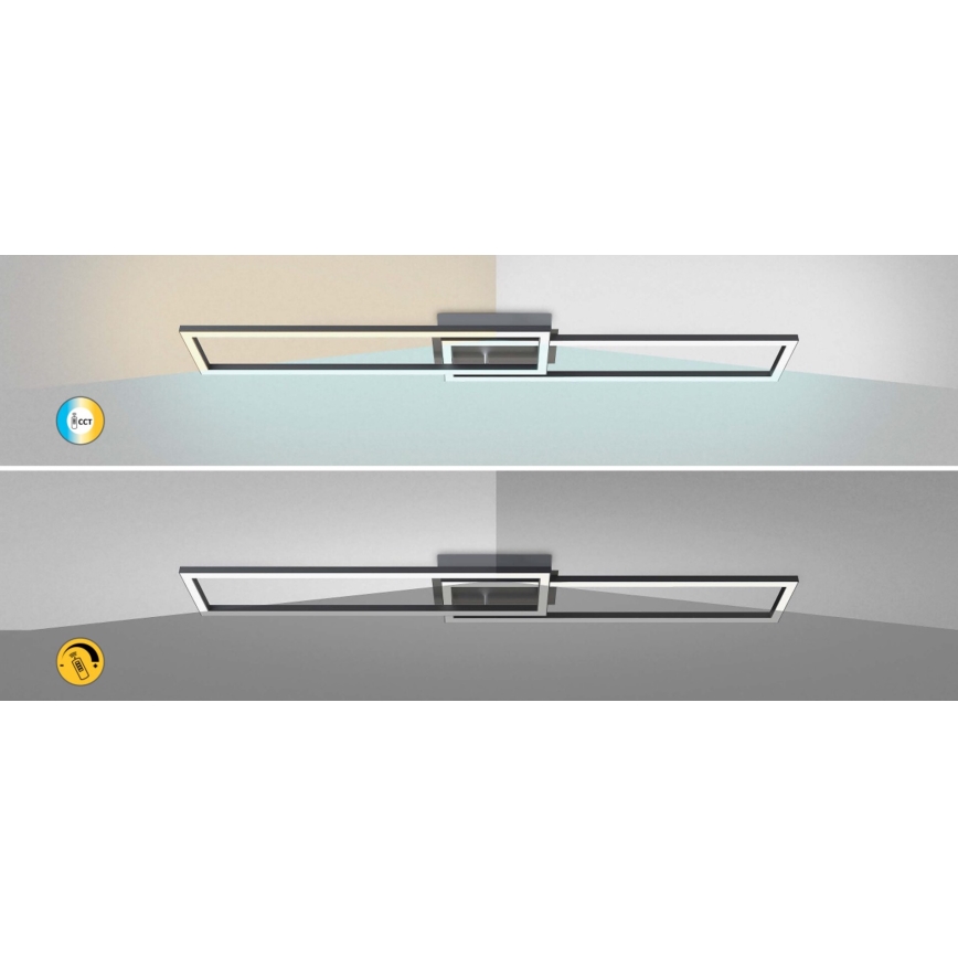 Rabalux - LED таванно осветително тяло с възможност за димиране LED/38W/230V 3000-6500K Wi-Fi Tuya + дистанционно управление 20x102 cm